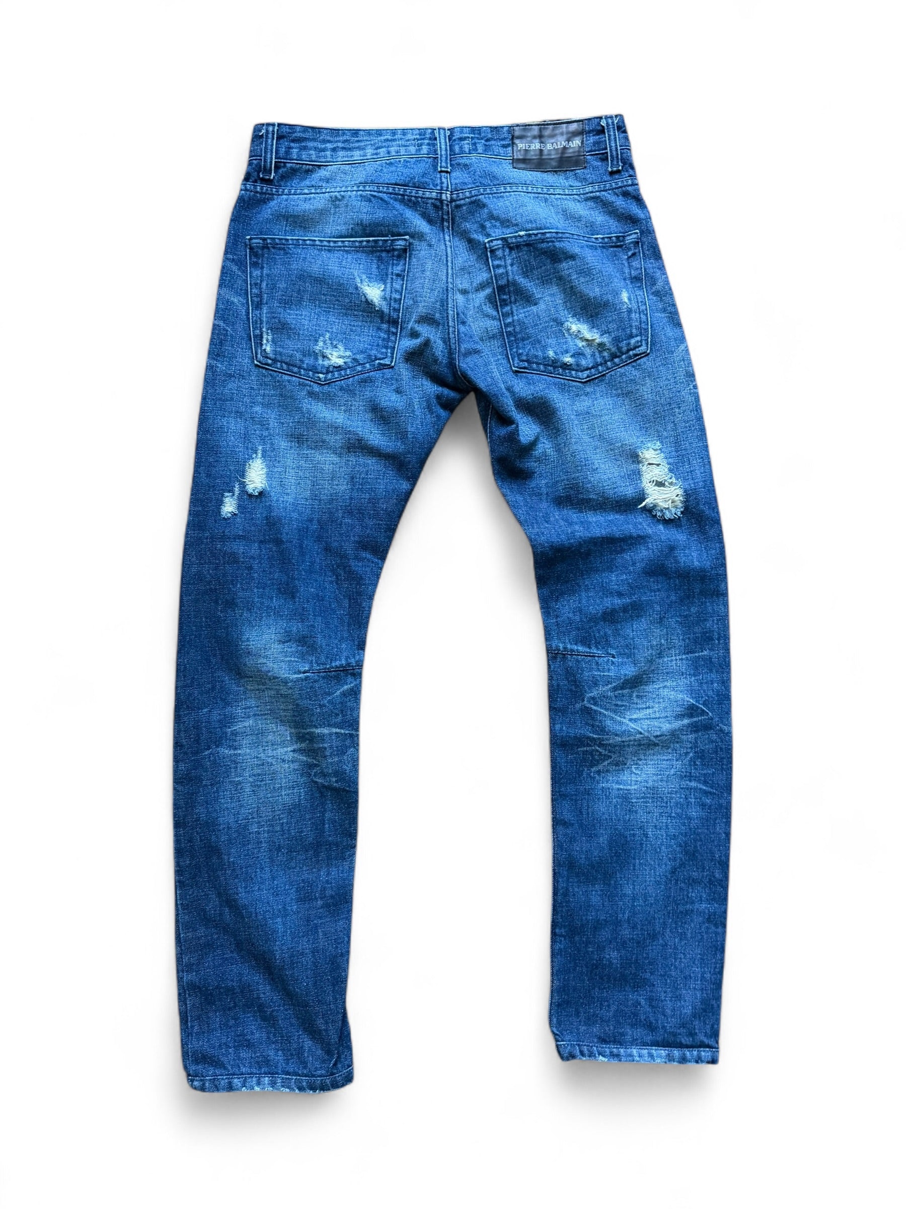 Early 2010s Pierre Balmain Distressed Skinny Denim by Olivier Rousteing