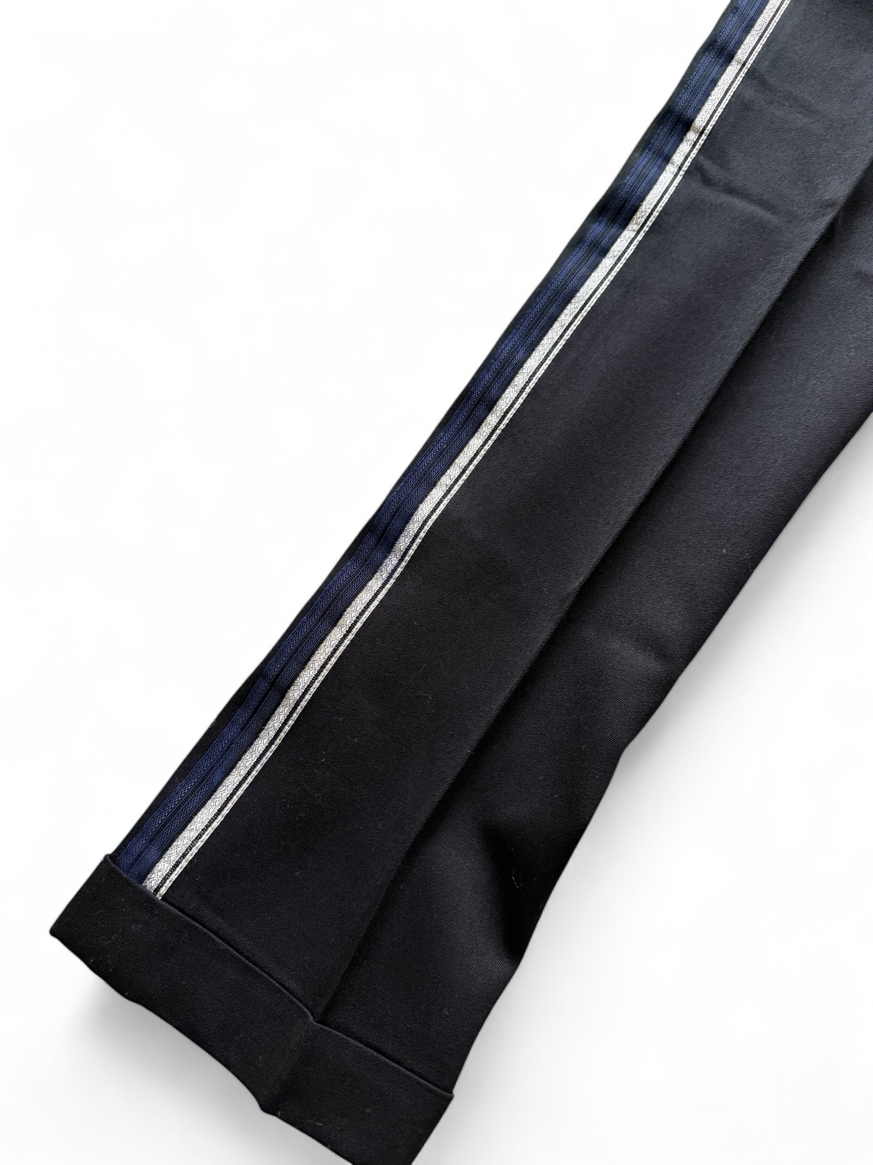 Balmain FW11 Striped Wool Trousers