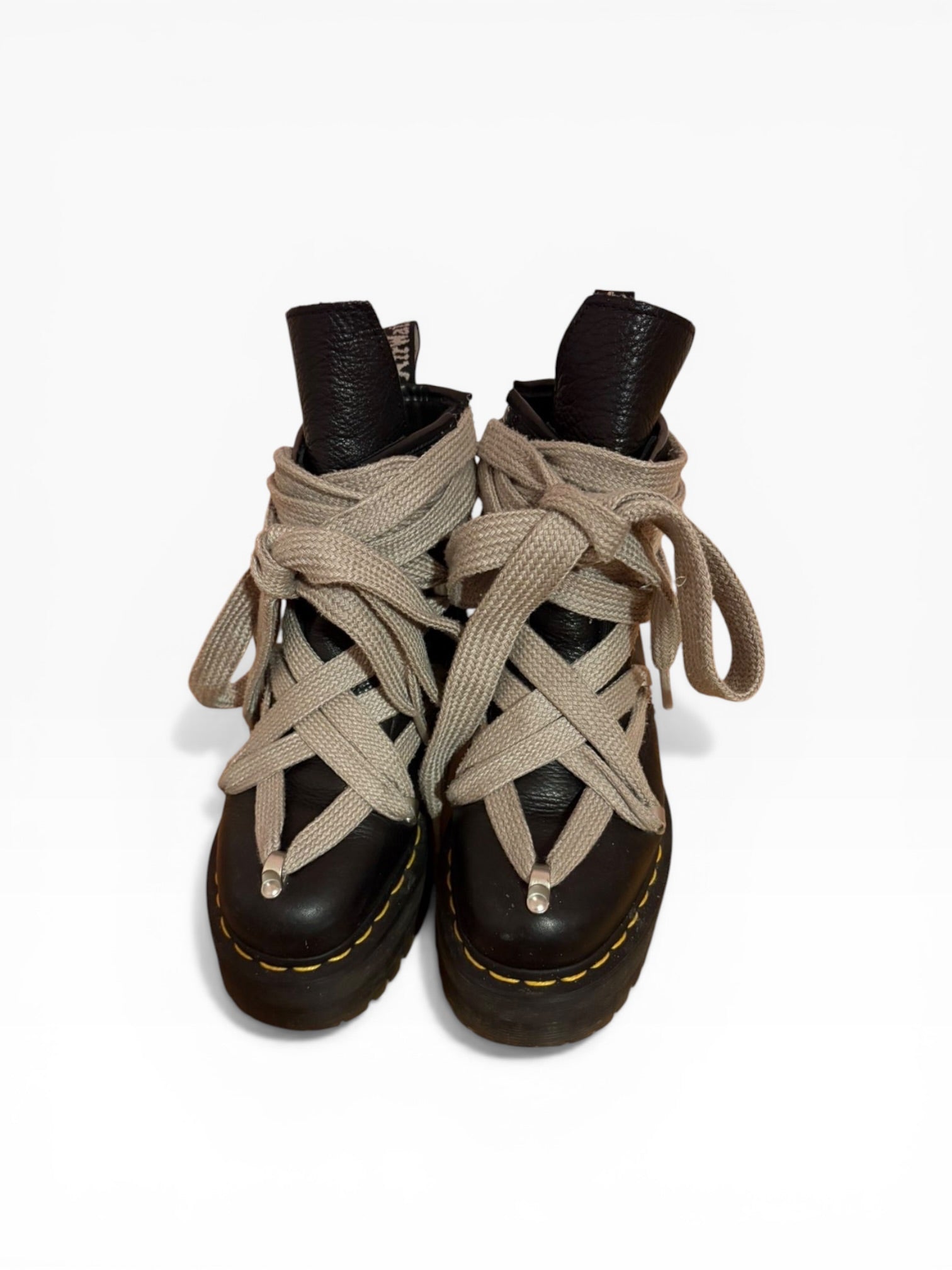 FW22 Rick Owens x Dr. Martens pentagram jumbo lace 1460s