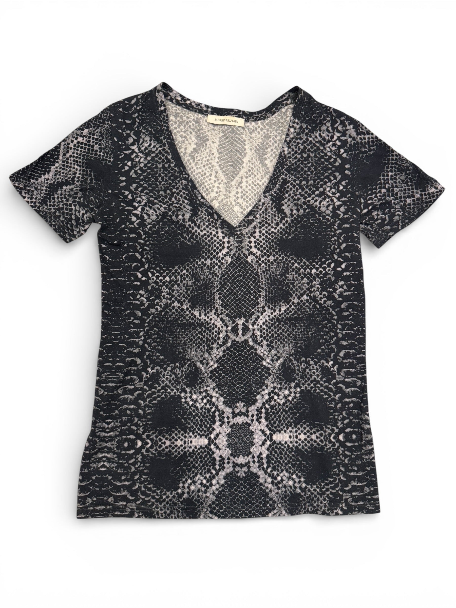 Balmain SS09 Snake Print Tee