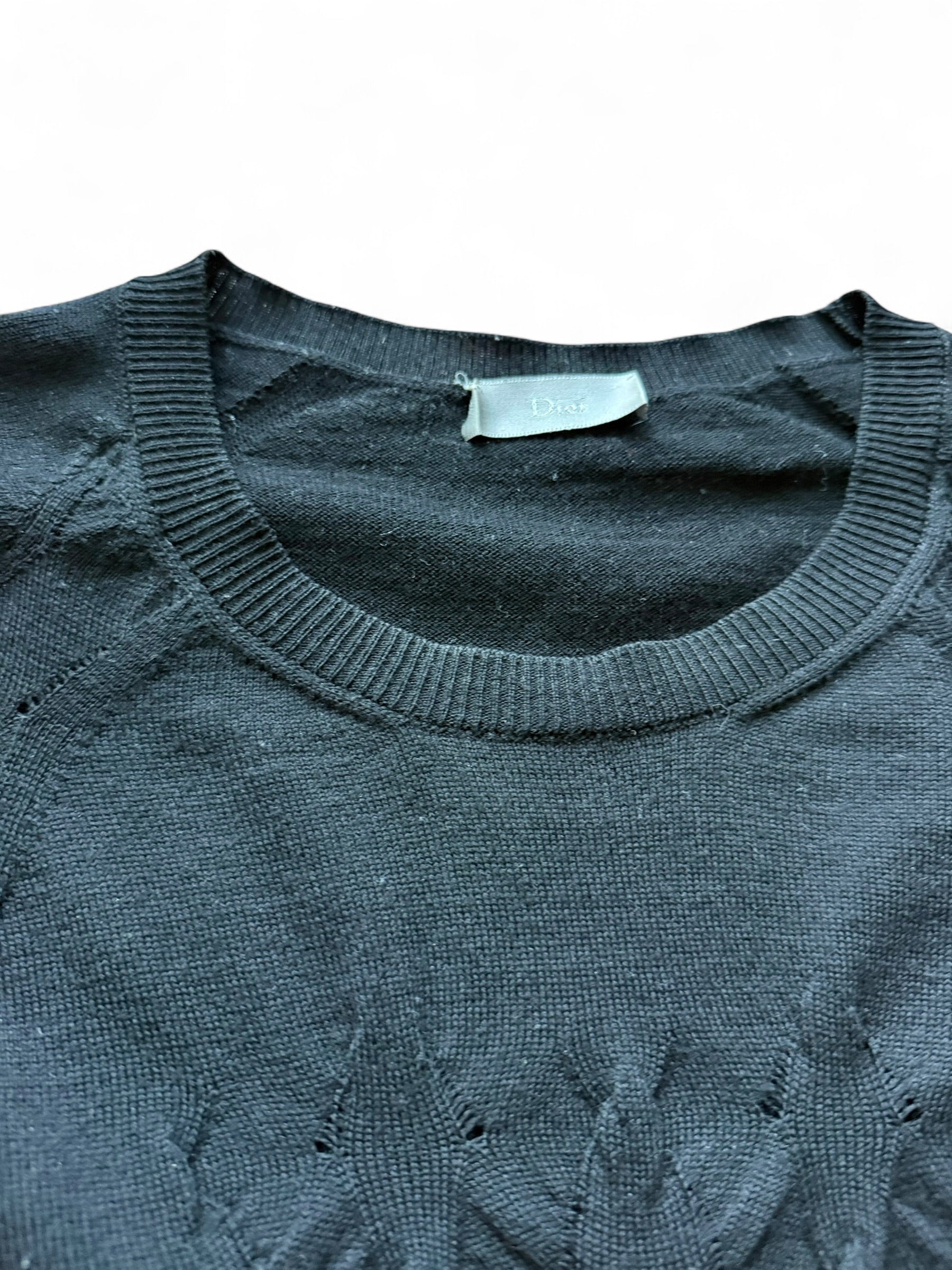 Dior Homme SS07 "We Look Good Together" Laddered
Thin Wool Knit by Hedi Slimane