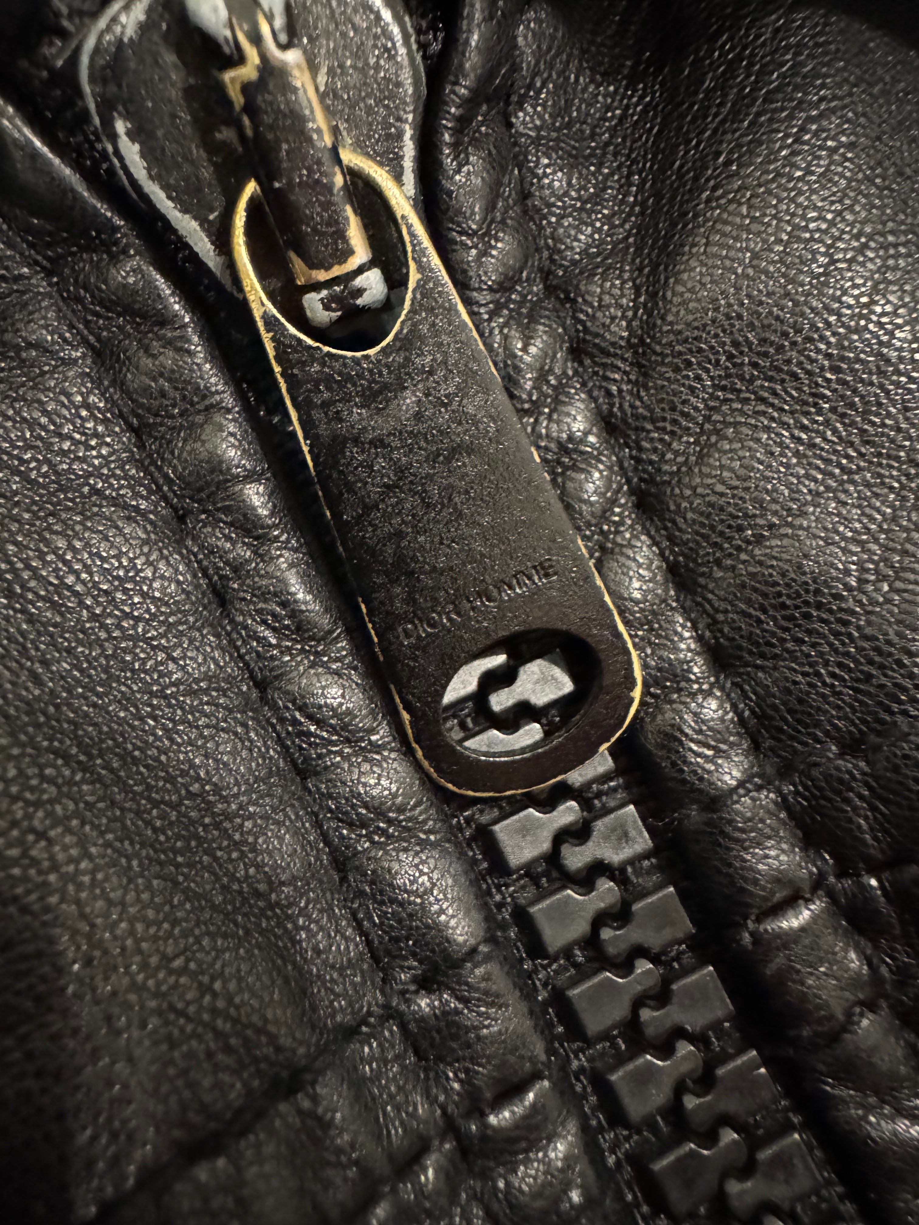 Dior Homme FW05 "In the Morning" Leather Wool Jacket