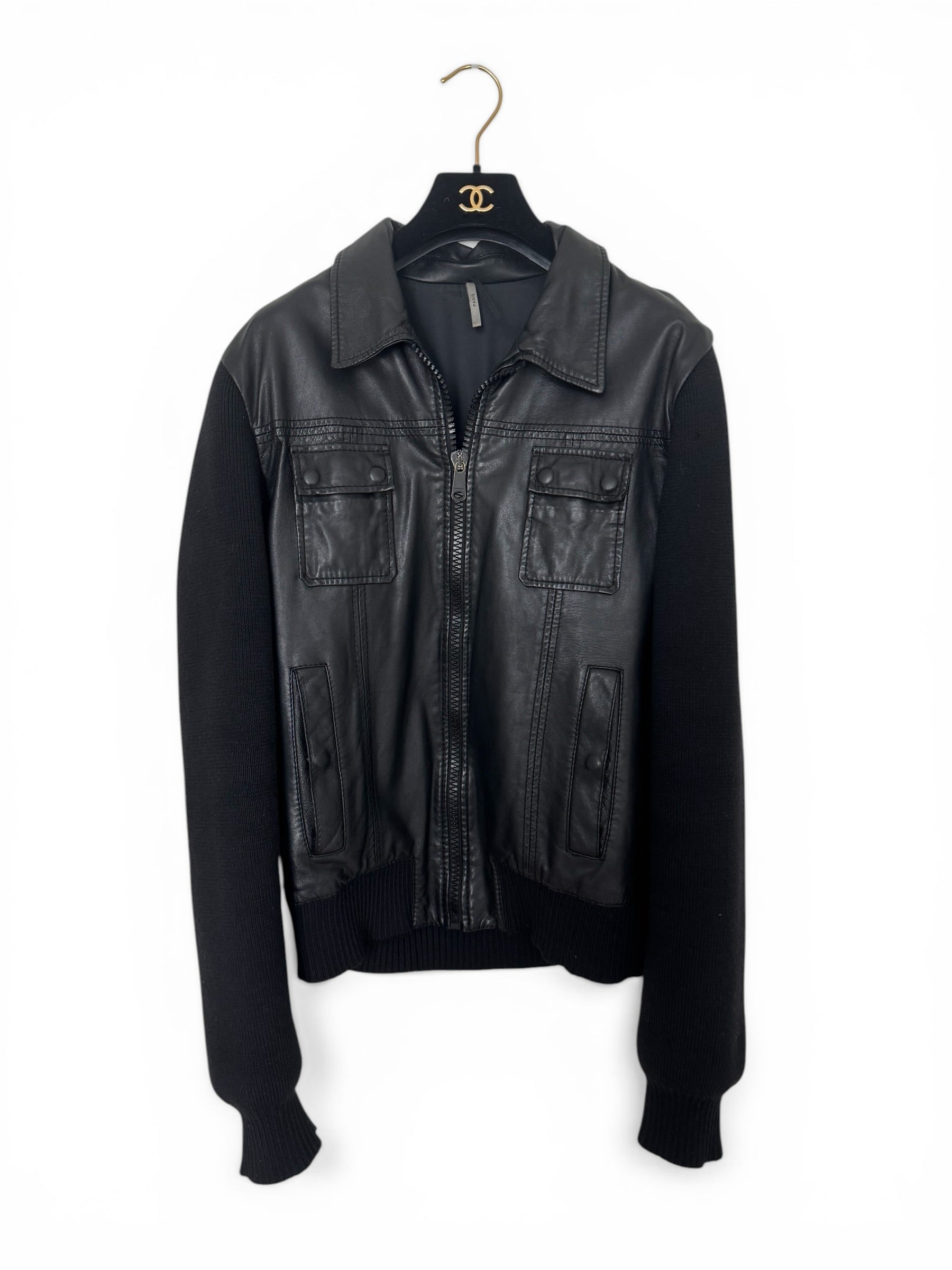 Dior Homme FW05 "In the Morning" Leather Wool Jacket
