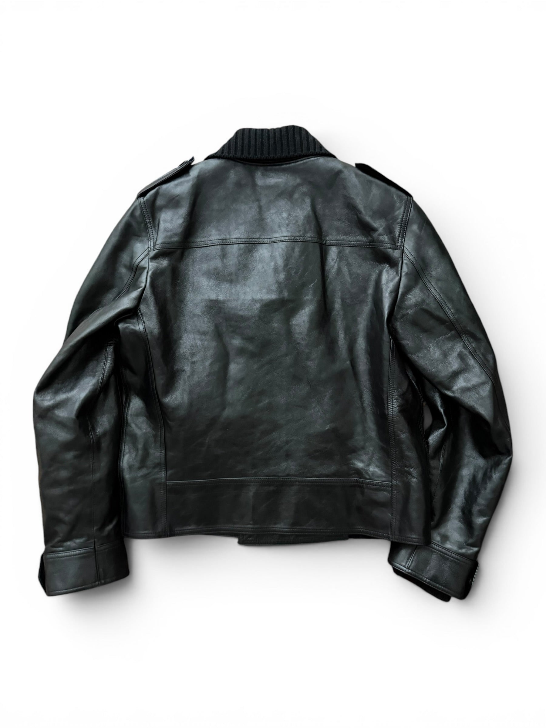 Saint Laurent Paris FW17 Lambskin Moto Bomber Jacket