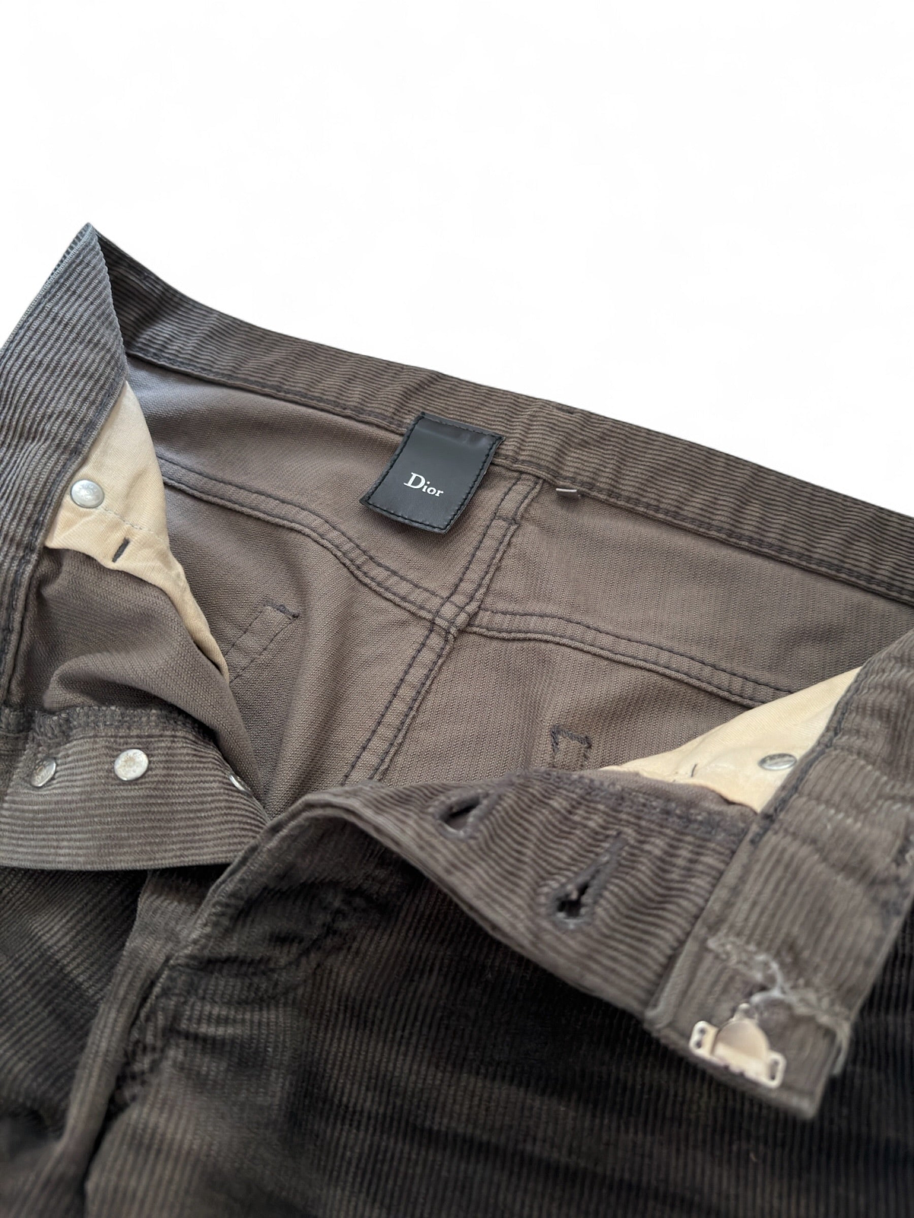 Dior Homme FW04 “Victim of the Crime” corduroy jeans