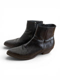 Saint Laurent Lukas Python Ankle Boots