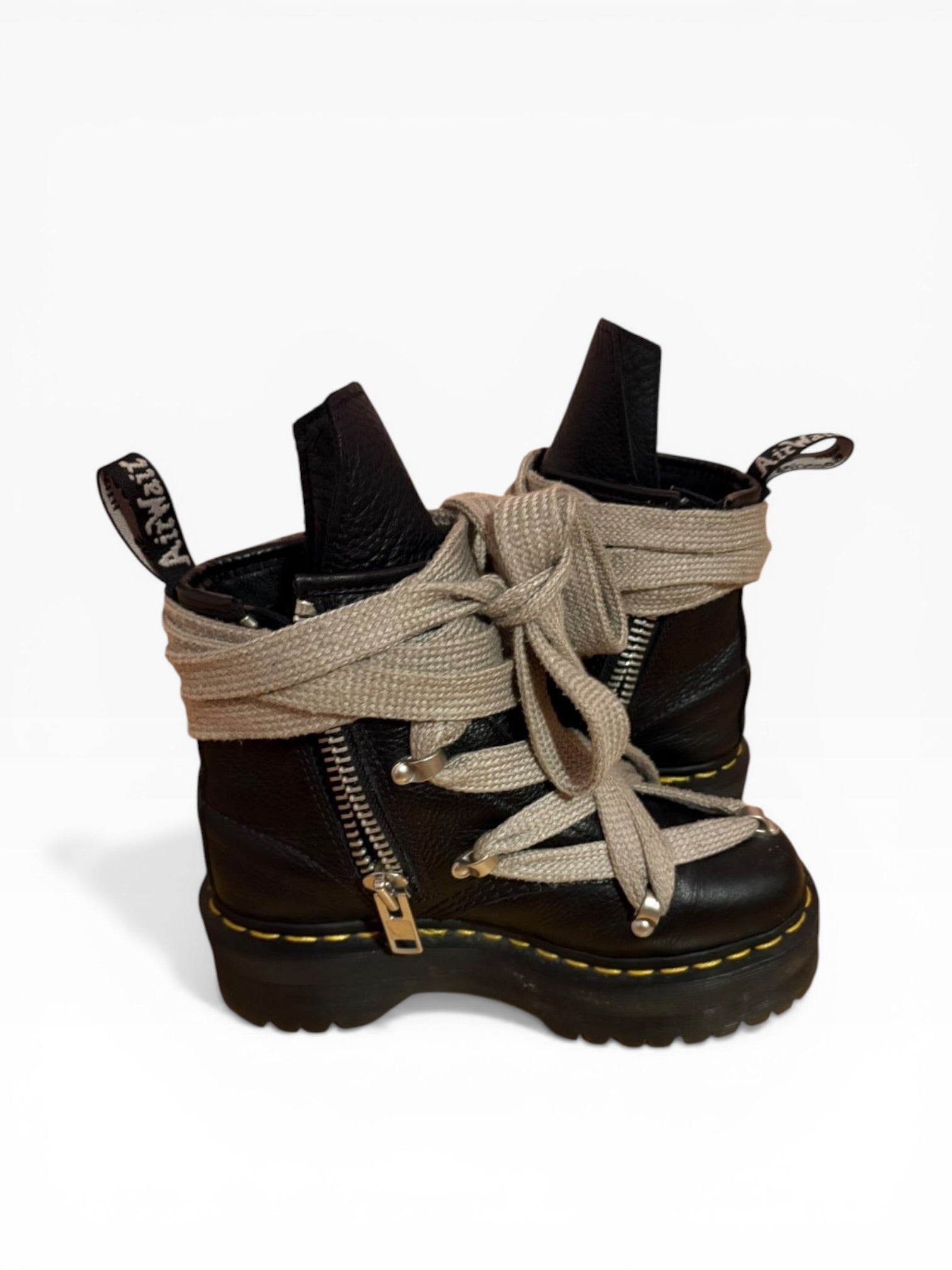 FW22 Rick Owens x Dr. Martens pentagram jumbo lace 1460s